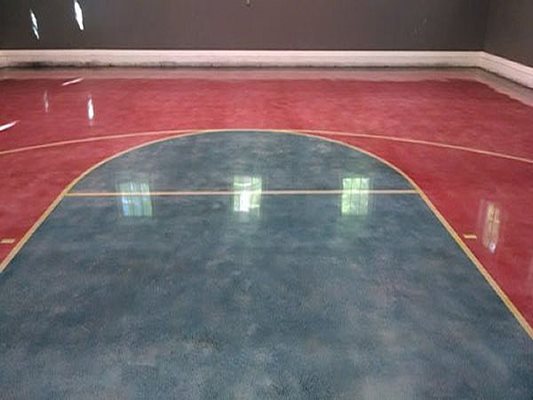 Concrete Basement Floor Staining, Sealing & Polishing in Connecticut