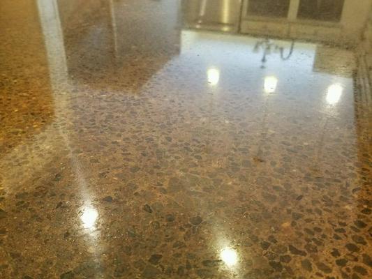 Shiny Stained/Polished Concrete Floors in Massachusetts CT RI NH