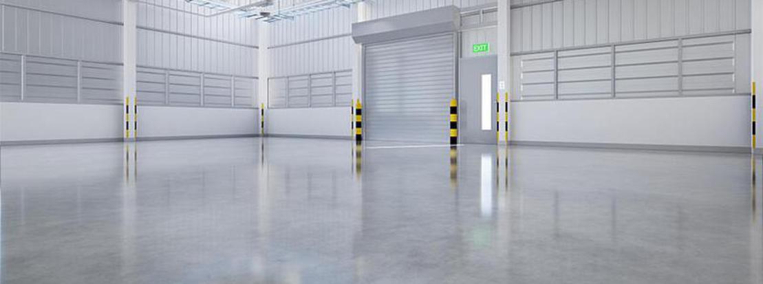 Industrial Concrete Floor Polishing With High Traffic Coating in Maine