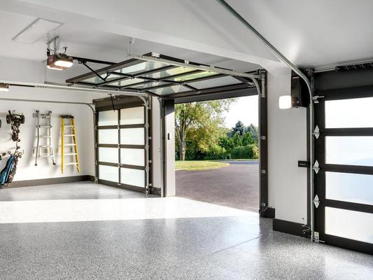 Shiny Stained/Polished Concrete Floors in Connecticut 